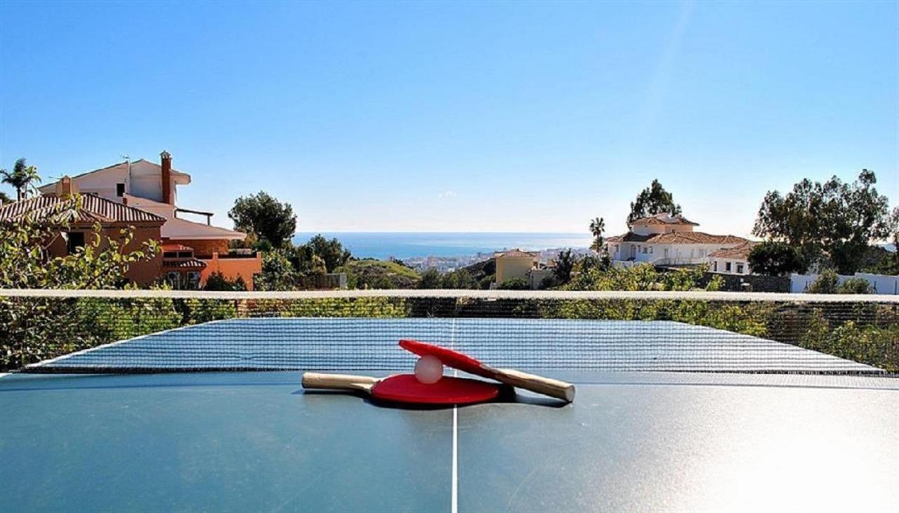 Holiday Villa In 10 Min From Fuengirola Beach With Sea Views Pool Bbq Parking Wifi Aircon Big Garden Mijas Zewnętrze zdjęcie